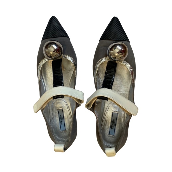 Prada pointed athletic ballet flats - Picture 5 of 5